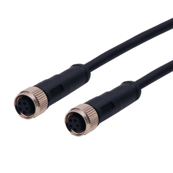 ケーブルとの女性M8防水コネクター3 Pinの範囲への女性