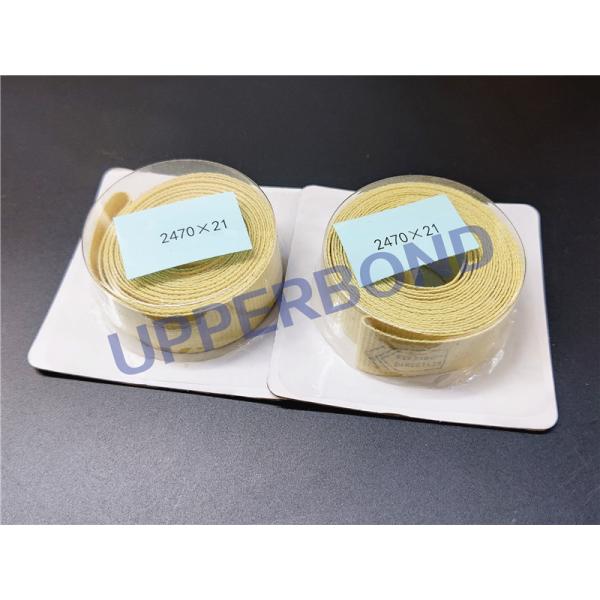 Aramid or Nylon Garniture Tape for tobacco Machines with 21±0.1mm Width and ≤1.5% Extension