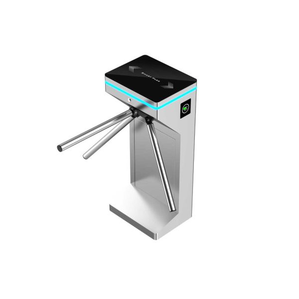 Security Access Control System RS485 Communication Interface Stainless Steel Barrier Gate Automatic Tripod Turnstile