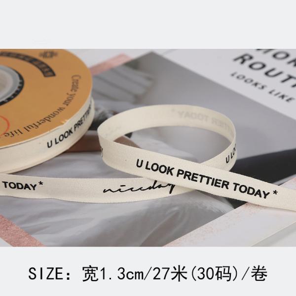 13 мм напечатанная хлопчатобумажная лента DIY ремесленная лента для упаковки в подарок