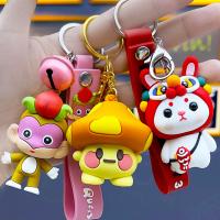 Des porte-clés en PVC 3D personnalisés en silicone Kawaii