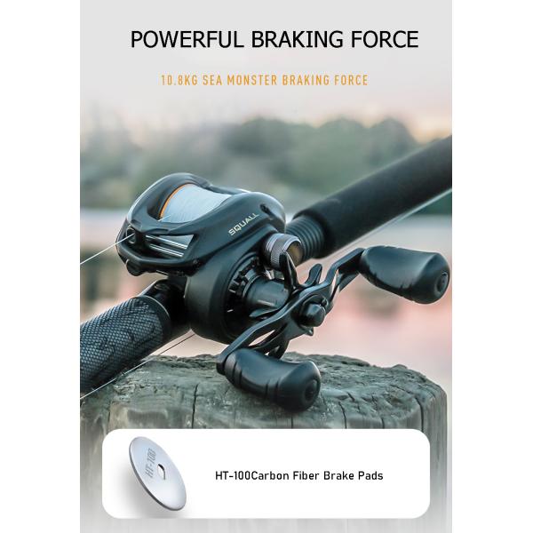 PENN Baitcasting Fishing Rod SQUALL PENN Fishing Rod Salt Water Fishing Reel