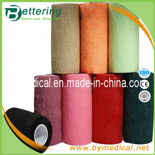 10cm Hand tearing Non Woven self adhering elastic bandage