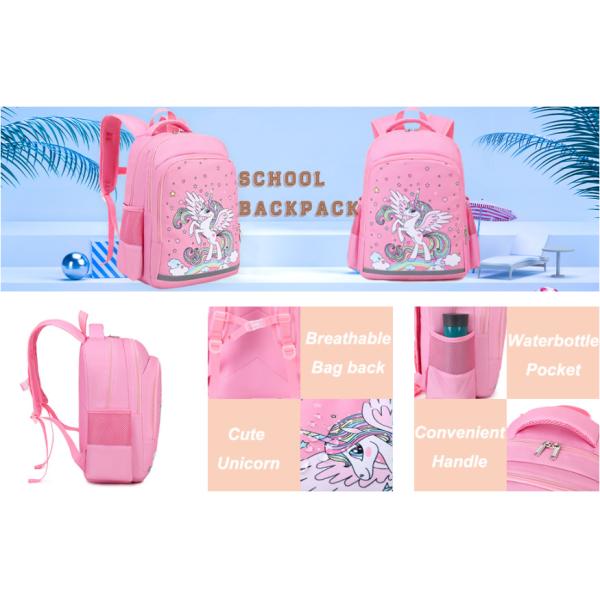 Girls Backpack School Backpack Unicorn Backpack Three Piece Set Pre School Backpack