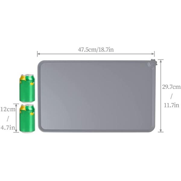 18,7 аксессуаров поставок любимца циновки шара воды кота циновки корма для домашних животных силикона '' *11.7»