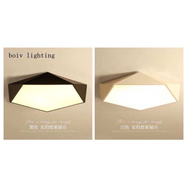 concise modern diamond Ma Long Series small/medium/big simple and fashionable bedroom/living room/balcony ceiling lamp