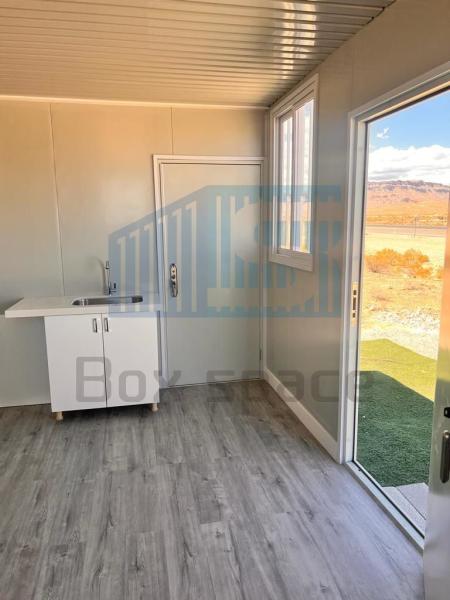 Casa de contêineres de cabine pré-fabricada móvel
