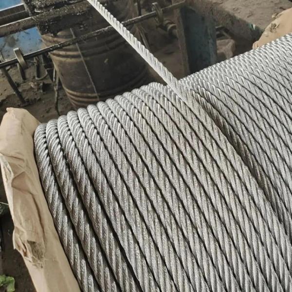 AiSi Standard Steel Core 6x7 FC 6x19 FC Stainless Steel Wire Rope for Durable Lifting