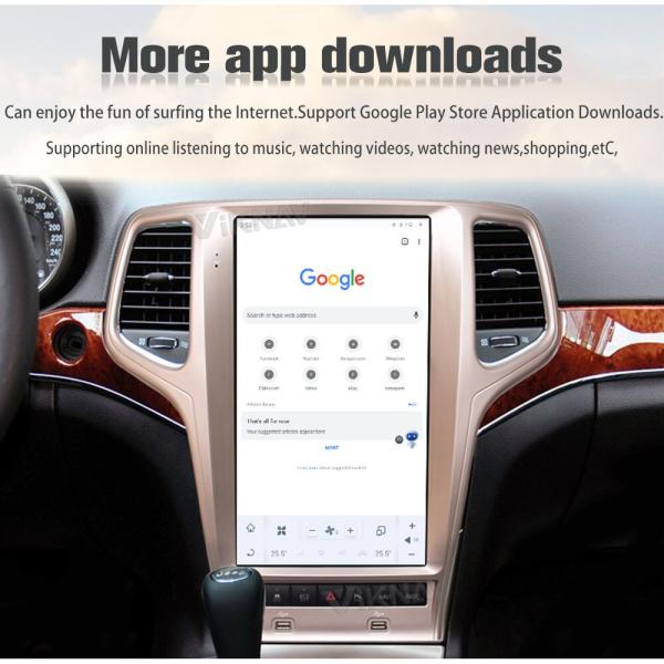 Стерео игрока автомобильного радиоприемника андроида 11 виллиса навигация GPS большого Cherokee автоматическая аудио