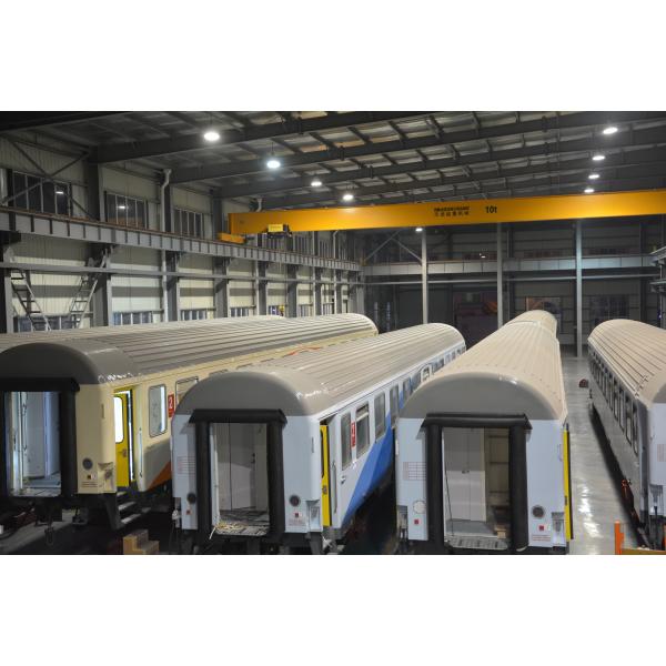 1435mm Gauge Passenger Rail Cars , Railroad Passenger Trains 63T Load Capacity, Railway Coach