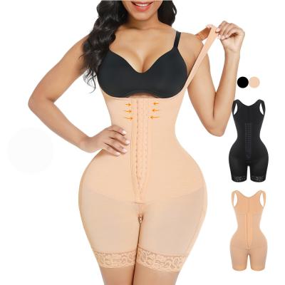 Nonwoven Weaving Method Women's Full Body Shaper 5XL BBL FAJAS Waistdear Tummy Control