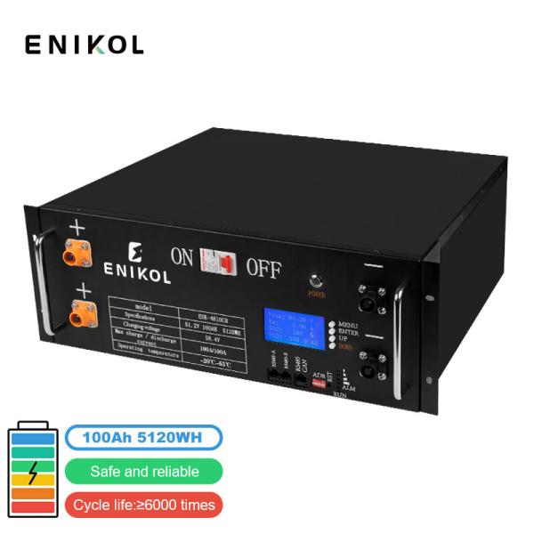 48v Lithium Polymer Battery 100ah Cycle life ≥6000 Times for Solar Energy System