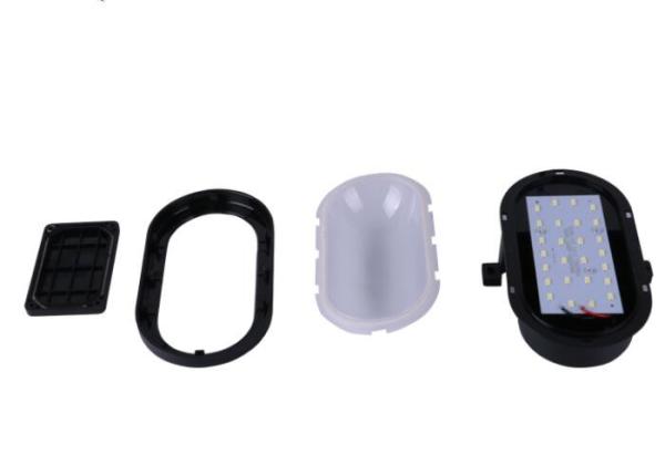 Exterior Aluminum Base Plastic Body LED Bulkhead Lamp Epistar 6500k 80LM/W