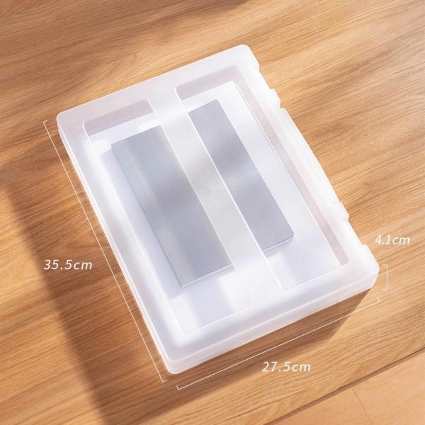 SGS Plastic A4 Clear Storage Boxes Waterproof With Handle Office Filing Boxes
