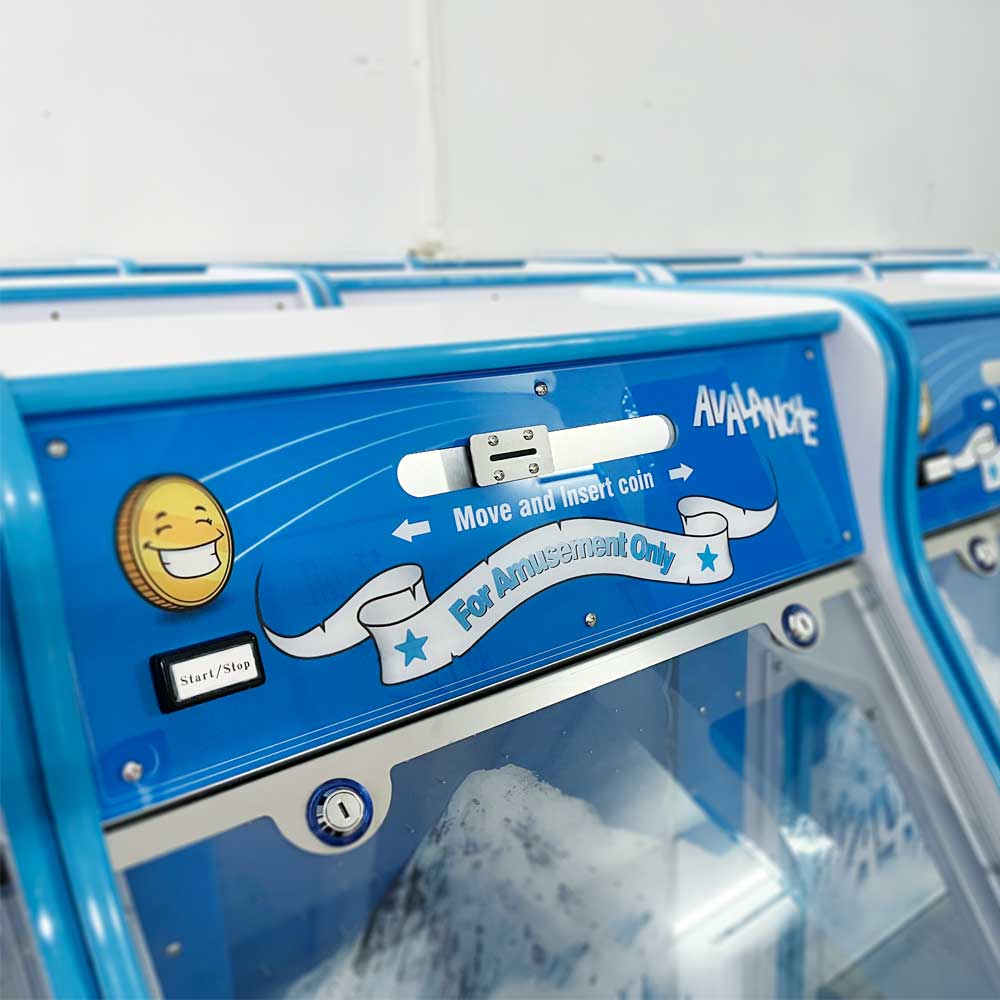 Eye-catching Single Coin Pusher, Coin & Bill Operated for Indoor Playground