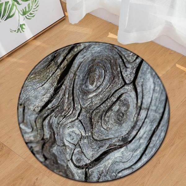 Половой коврик стола компьютера полиэстера половиков мрамора спальни небольшой круговой