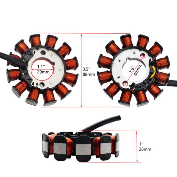 YAYE motorcycle parts permanent magnet motor stator coil for TVS HLX125