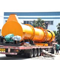 8.5 Ton Sand Rotary Drum Dryer With Electric Control Cabinet