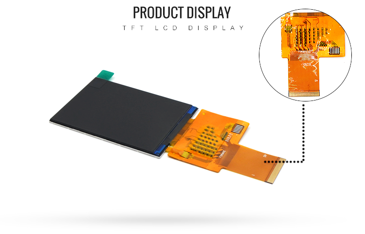 240x320 Mono QVGA LCD TFT Display Panel 2.8 Inch IPS Screen RGB Interface