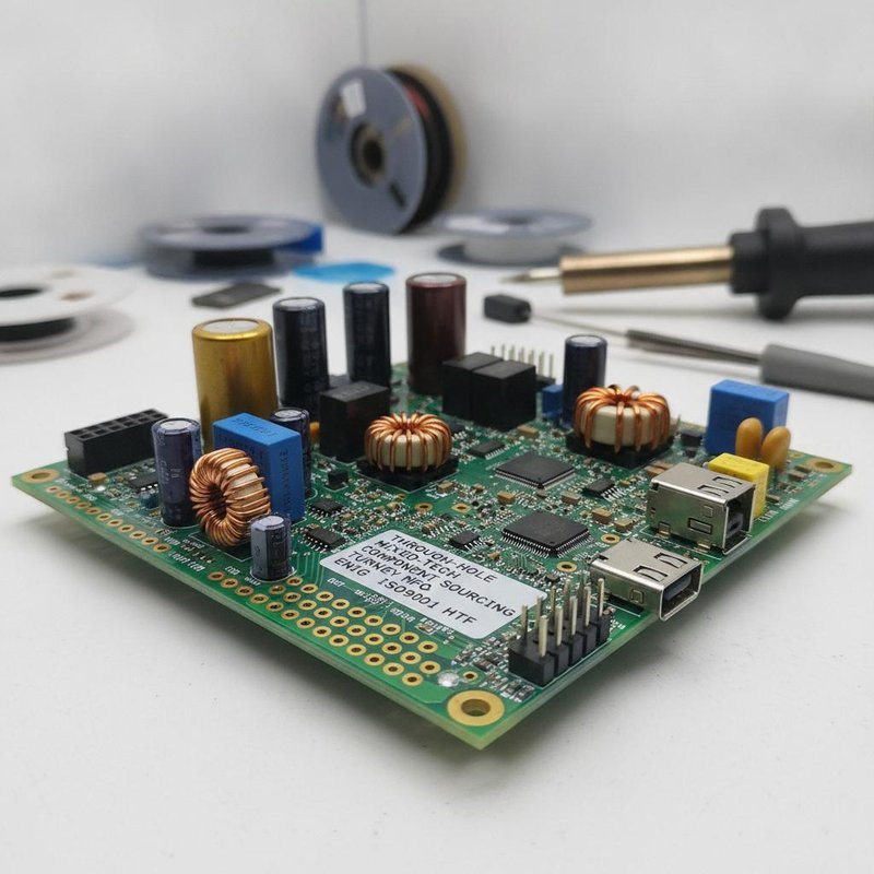 Mixed Technology Through Hole PCB Assembly Turnkey Electronic Components Procurement