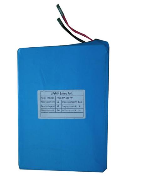 12V 40Ah Lithium Ion Battery For LED Light Solar Energy Sorage