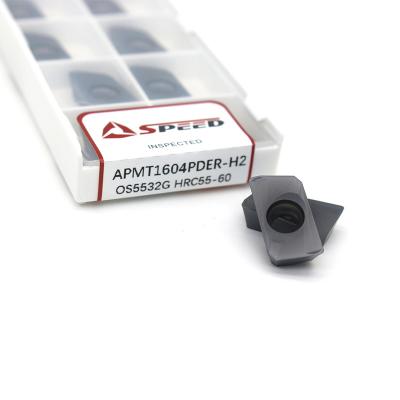 Ferramentas de gerencio de trituração quadradas do cortador do carboneto dos fabricantes APMT160408-H2 PDER APKT RDMT do corte do metal da inserção
