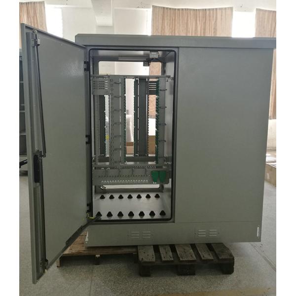 Radio And Television Outdoor OLT Fiber Optic Cabinet With Double Front Doors
