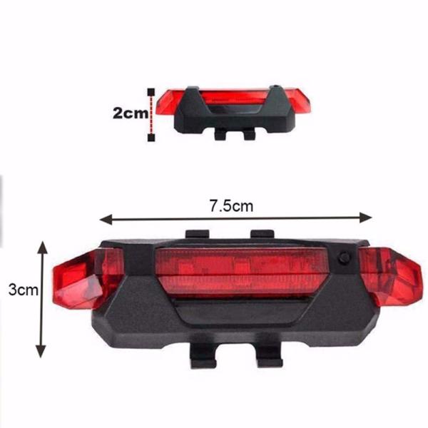 Front Light Back Light USB LED Rechargeable Bike Bicycle Light Set for Mountain Cycle
