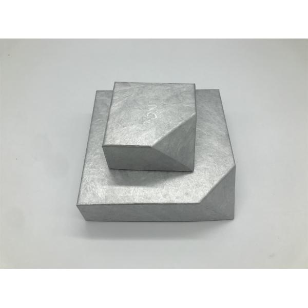 Custom Special-shaped Red Box with Logo Silver Foiled, Jewelry Box for Necklace Packing