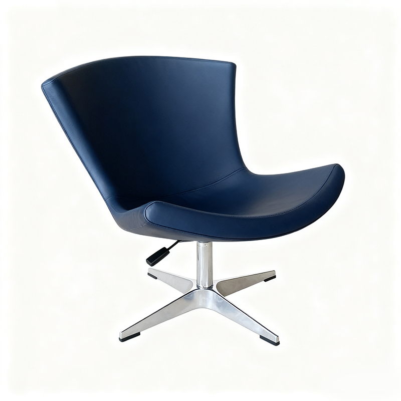 Modern Leather Lazy Lounge Recliner Swivel Chair Living Room Furniture for Bedroom Office Hotel Use