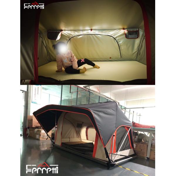 Ultra-thin and Ultra-light One Bedroom Roof Top Tent T1000 for Field Game Enthusiasts