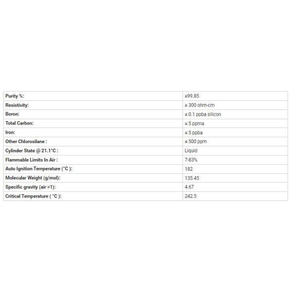 High-Purity Silicon Semiconductors Solar Cells Production Sihcl3 Trichlorosilane