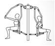 outdoor crane body weight sports fitness galvanized steel chest exercise pull down arm pull down exercise equipment