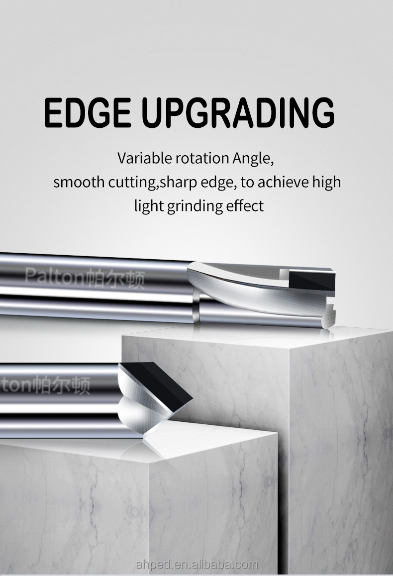 60HRC PCD Milling Cutter Diamond Chamfering Router Bit End Milling