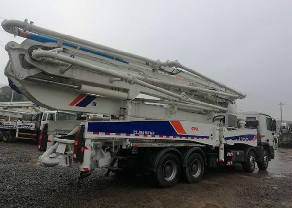 50m Boom Concrete Pump Truck ZLJ5418THB Second Hand High Standard