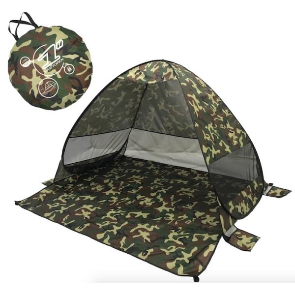 полиэстер 200кс165кс130КМ 190Т хлопает вверх тень солнца шатра пляжа голубая на открытом воздухе располагаясь лагерем