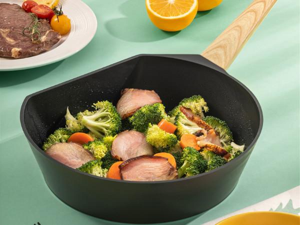 Frigideira de Safe Non Stick da máquina de lavar louça 13 polegadas com revestimento cerâmico