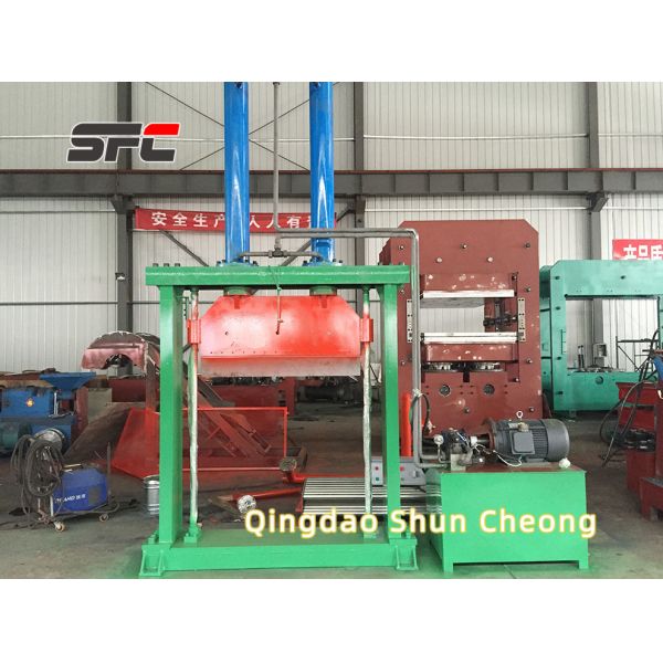 5.5KW Hydraulic Rubber Cutter with ±0.1 mm Cutting Accuracy and PLC Control System for Rubber Bales
