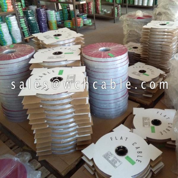 UL2468 PVC Flat Ribbon Cable AWG26 PH1.40 PH2.0 PH2.54 RoHS & Reach Compliant 80C 300V