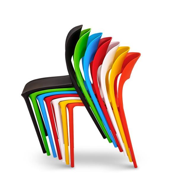 Hollow Modern Metal Dining Chairs , Black Metal Leg Dining Chair