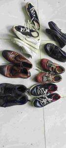 Lace Up Pre Owned Second Hand Men Shoes Large Sized Men'S Shoes 40-45