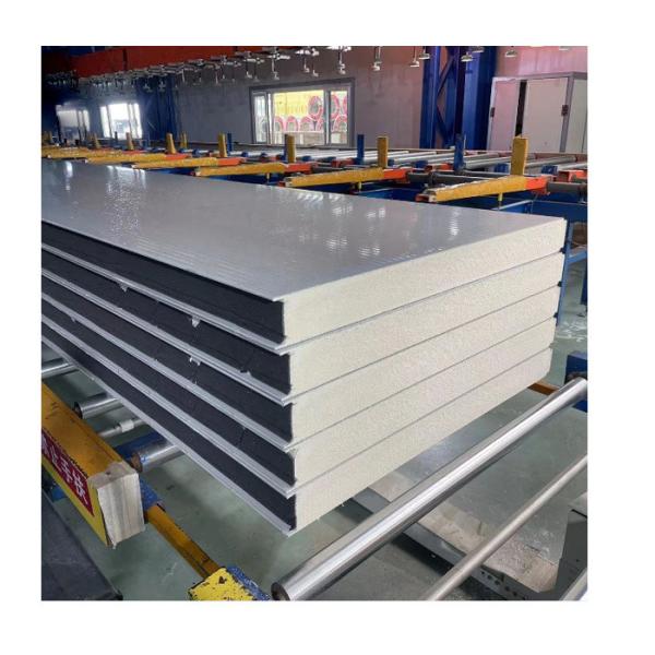 Fireproof B1 / B2 Grade Polyurethane Cold Storage Insulation Panels In External Wall