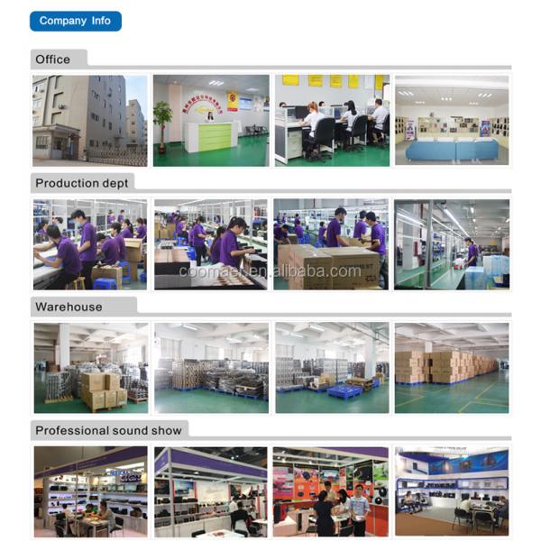 USB/SD/FM/BT/Remote Control Speaker Active Surround Audio Subwoofer with LED Light and Wood Design