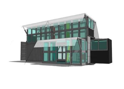 20ft ont préfabriqué la Chambre modulaire de luxe de récipient d'expédition