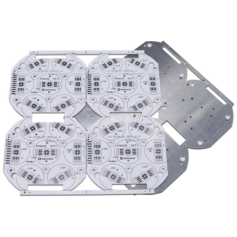 Одиночное, который встали на сторону алюминиевое SMD PCBA толщина 0,2 до 7.0mm для света СИД