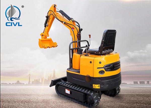 Mini 8.6kw Engine Excavator / 1 Ton Crawler Tailless Excavator Orchard Micro Agricultural