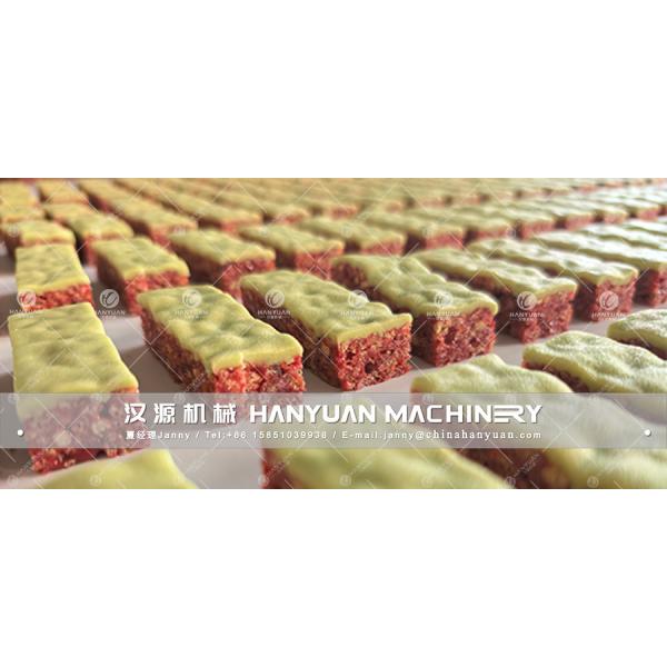 Double Layer Cereal Protein Bar Ultrasonic Cutting Production Line