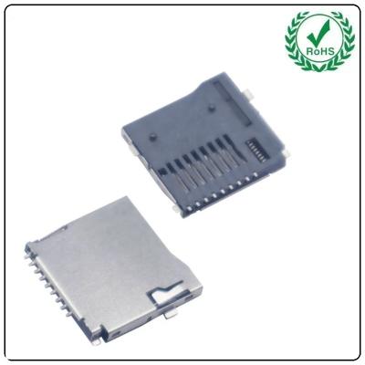 RoHS para o conector de alimentação do soquete do titular do cartão da memória de Kingston Push Push Sd Card