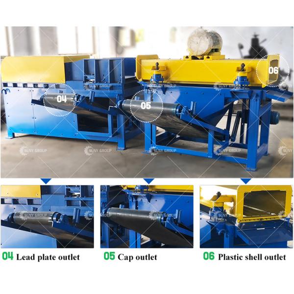 Современная машина для переработки аккумуляторов для автомобилей для кобальта, лития и графита
