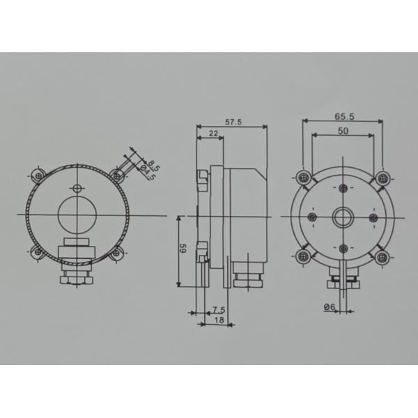 10KPa Comutador de pressão diferencial Ar Gases não combustíveis e não corrosivos